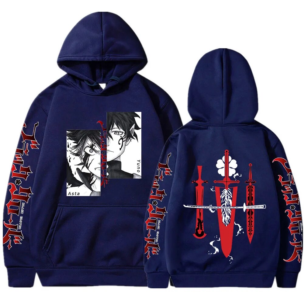 This hoodie embodies the power of two rivals destined for greatness.| If you are looking for more Black Clove Merch, We have it all! | Check out all our Anime Merch now!