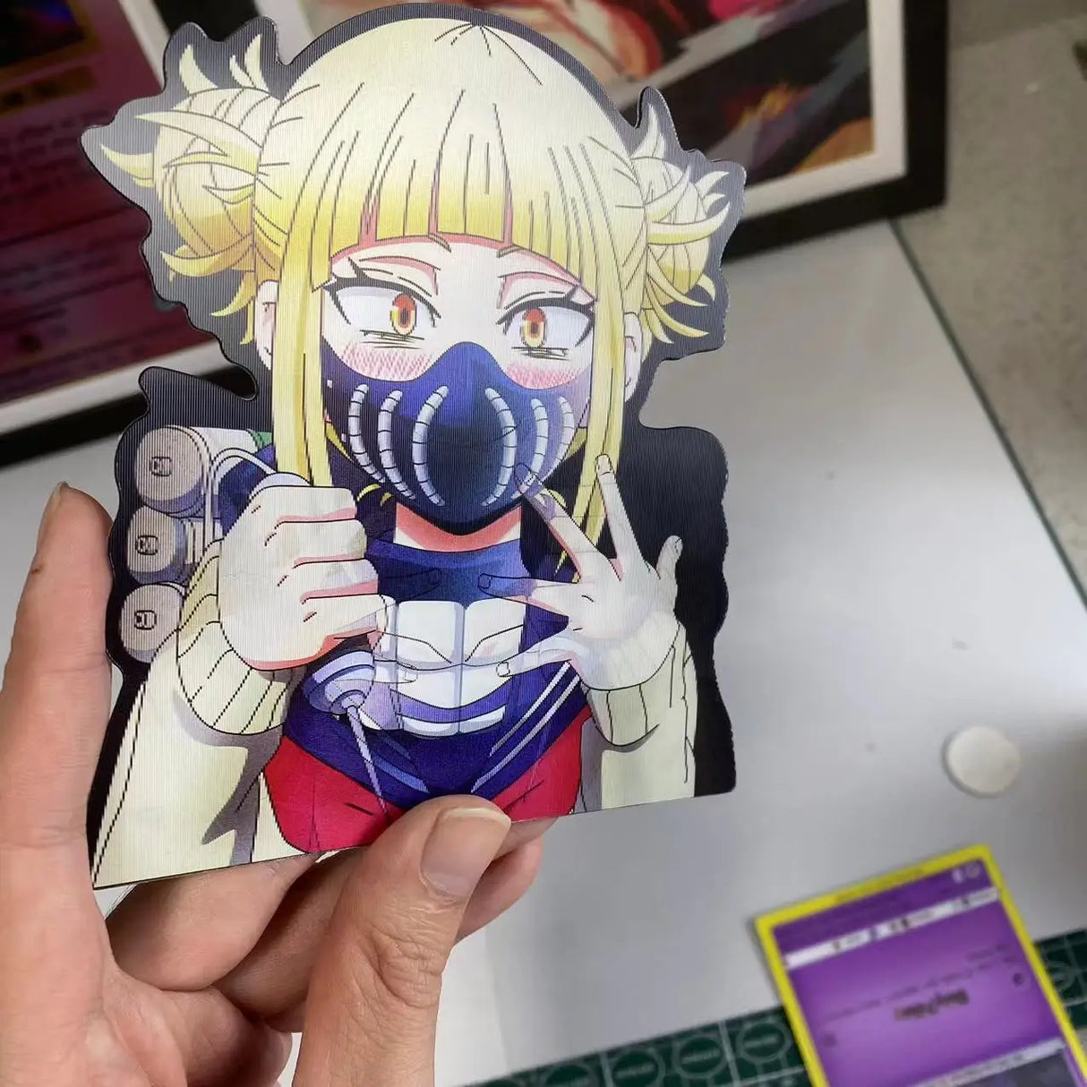 Each sticker shows to depict Himiko in motion, creating a immersive visual effect. If you are looking for more Academia Merch, We have it all! | Check out all our Anime Merch now!