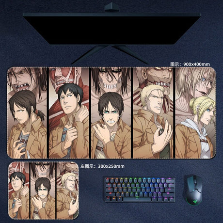 This mousepad captures the magic of  Attack On Titan. Want more Attack On Titan merch? We’ve got it all—check out our anime store now with free shipping!