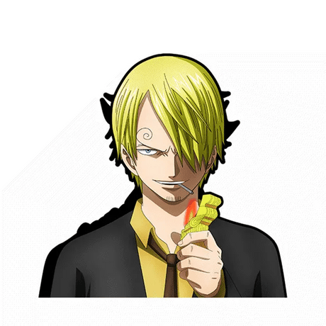 This sticker captures Sanji, brings his charismatic & fiery personality to life. | If you are looking for more One Piece Merch, We have it all! | Check out all our Anime Merch now!
