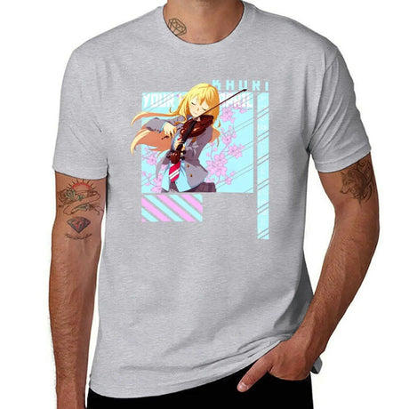 This stunning tee features the talented violinist Kaori, capturing the spirit of the beloved anime. If you are looking for more Your Lie in April Man Merch, We have it all! | Check out all our Anime Merch now!
