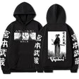 This hoodie captures the magic of Miyamoto Musashi. If you're looking for more Vagabond merch, we have it all! Check out our anime merch now—free shipping!