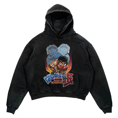 Get in style this winter with our Hajime no Ippo Washed Hoodies! Here at Everythinganimee we have only the best anime merch in the world! Free Global shipping