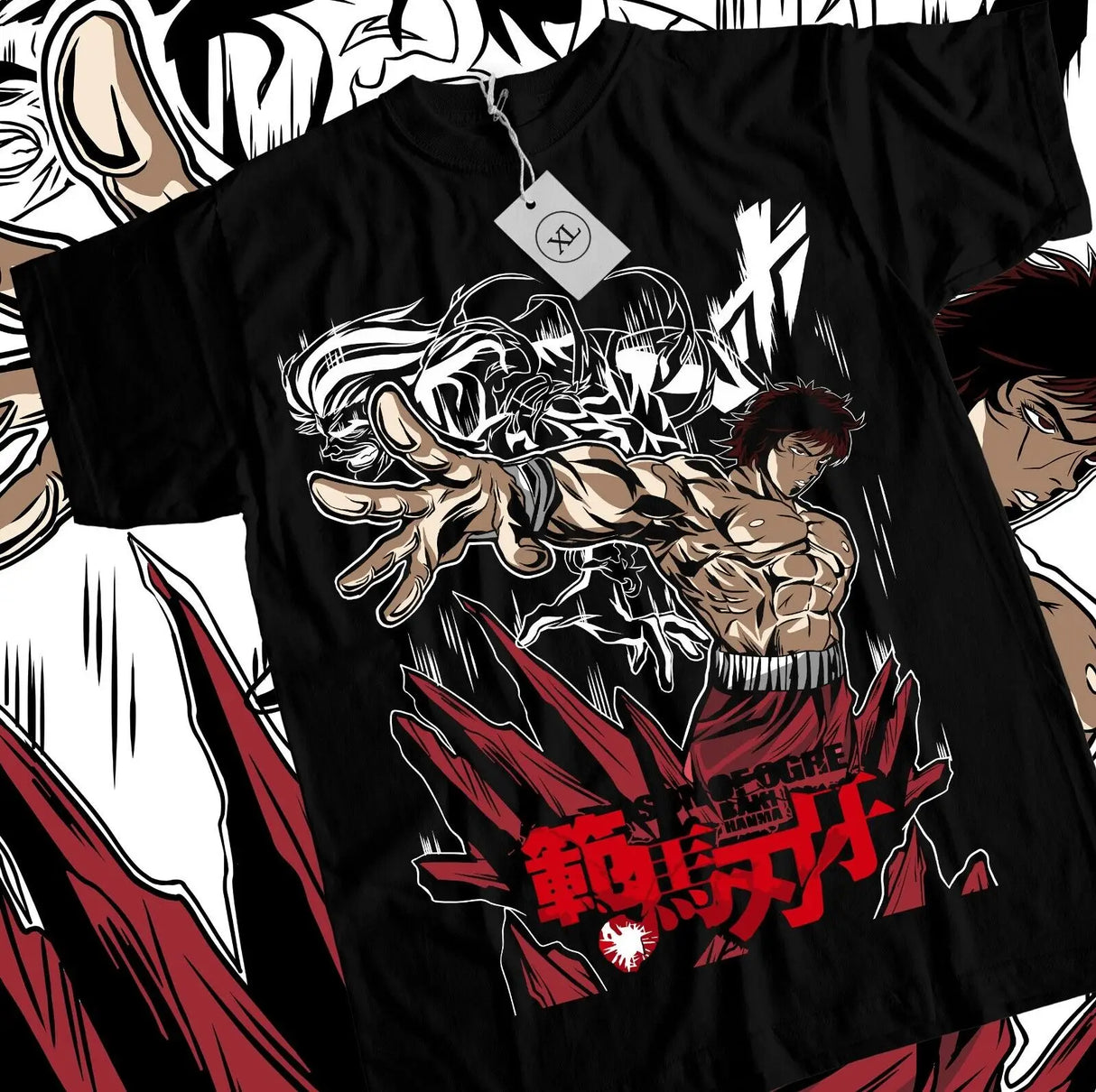 Here at Everythinganimee we have the best anime shirts in the world. 
Power up your wardrobe with the Baki Unleashed Tee!