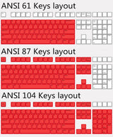 Overlord Albedo Anime Keycap Set - 108 Keys, 5 Sides PBT Dye Subbed Keycaps
