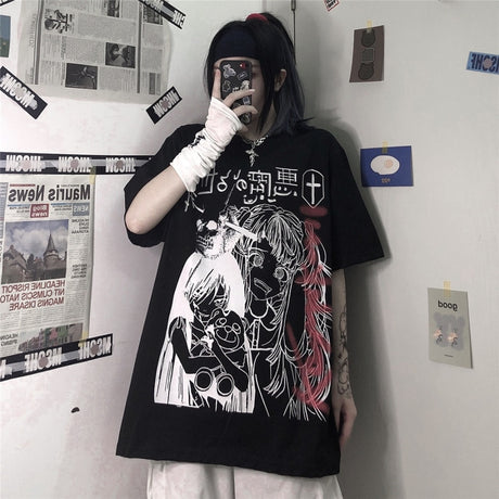 This tees captures the magic of Anime. If you're looking for more Anime merch, we have it all! Check out our anime merch now—free shipping!