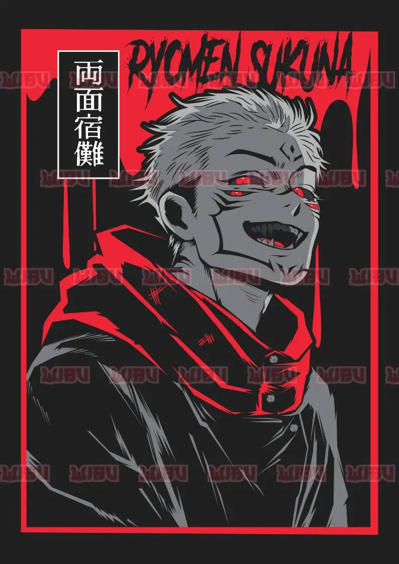 Ryomen Sukuna Cursed Tee