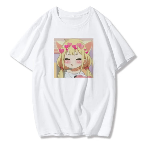 This tee adorned with a unique anime girl character print, rendered in charming kawaii art style. If you are looking for more Anime Merch, We have it all! | Check out all our Anime Merch now!
