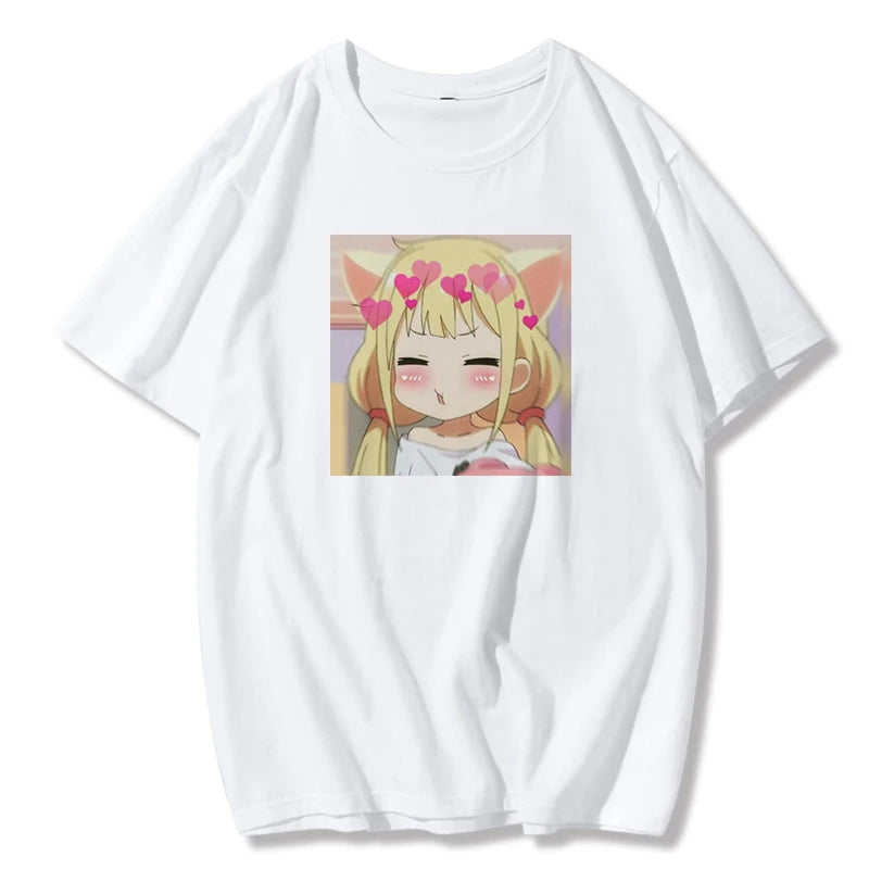 This tee adorned with a unique anime girl character print, rendered in charming kawaii art style. If you are looking for more Anime Merch, We have it all! | Check out all our Anime Merch now!