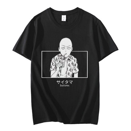 This tee captures the magic of Saitama. If you're looking for more One Punch Man merch, we have it all! Check out our anime merch now—free shipping!