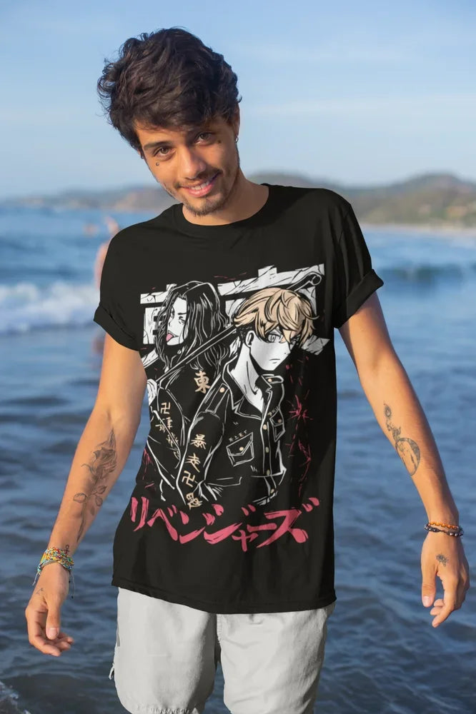 Dive into the intense world of Tokyo Revengers with this striking tee. If you are looking for more Tokyo Revengers Merch, We have it all! | Check out all our Anime Merch now!