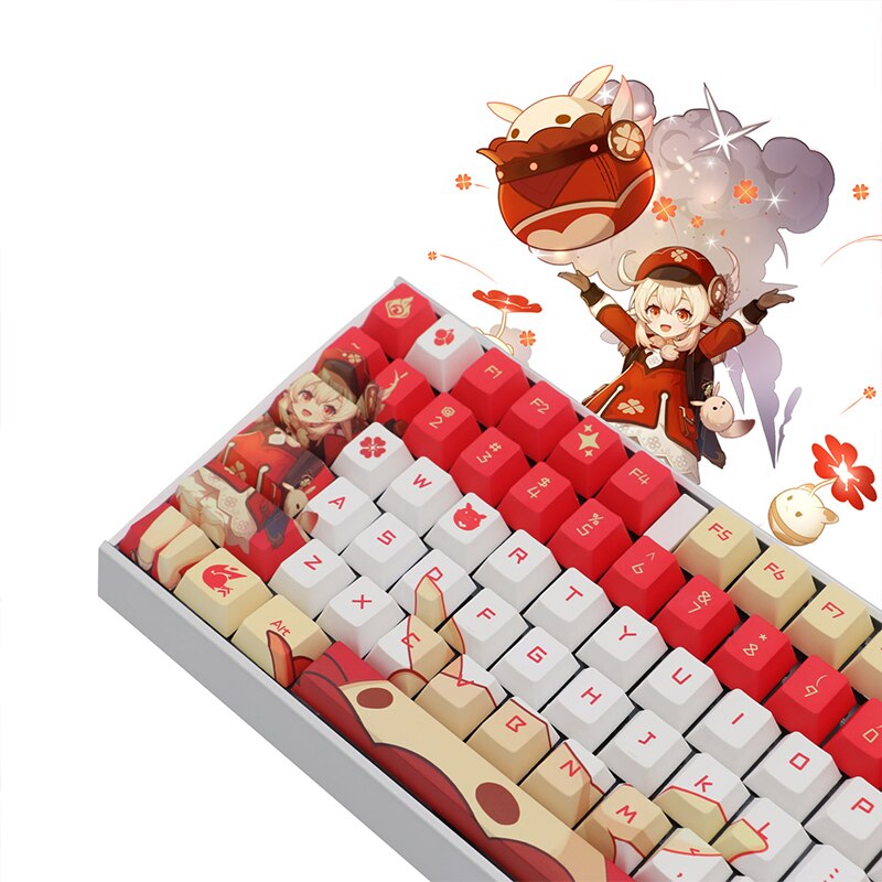 Divine Fusion: Genshin Impact MX3.0S Yae Miko Mechanical Keyboard
