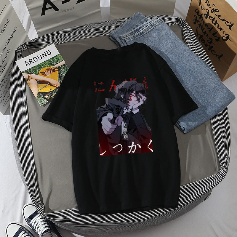 Upgrade your wardrobe with our Bungo Stray Dogs Tee's | If you are looking for more Bungo Stray Dogs Merch, We have it all! | Check out all our Anime Merch now!