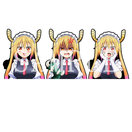 Each sticker shows to depict Tohru in motion, creating a immersive visual effect. If you are looking for more Dragon Maid Merch, We have it all!| Check out all our Anime Merch now!