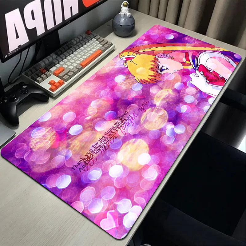 This mouse pad captures the magic of Sailor Moon. If you're looking for more Sailor Moon merch, we have it all! Check out our anime merch now—free shipping!
