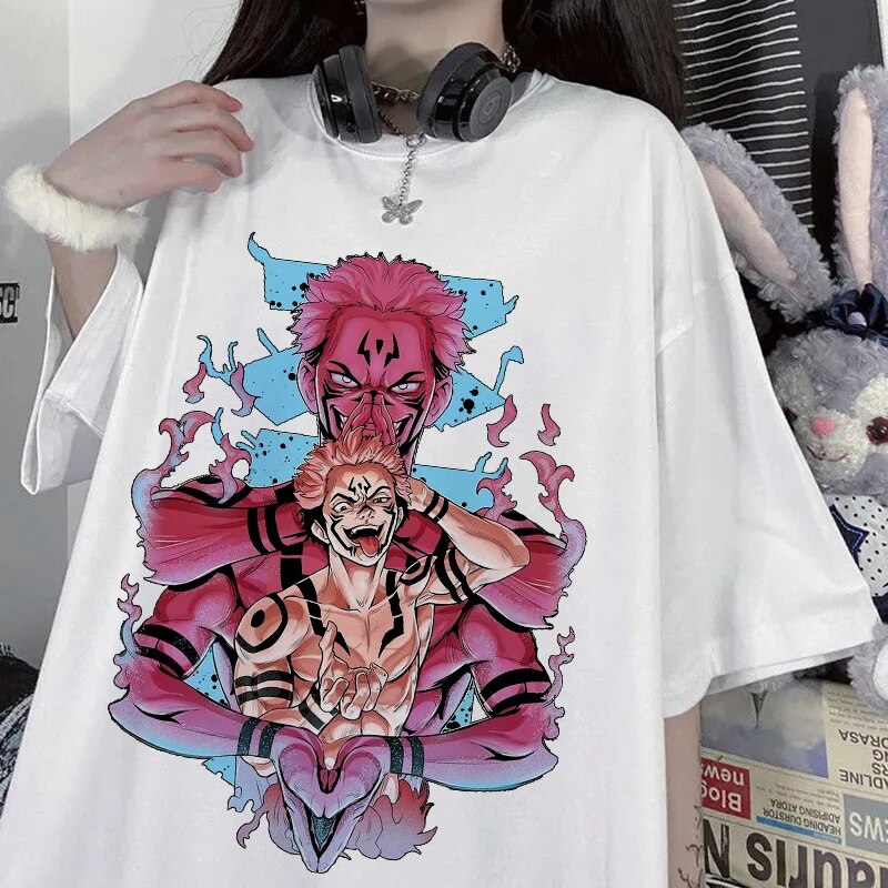 This tee captures the magic of Yuji Itadori. If you're looking for more Jujutsu Kaisen merch, we have it all! Check out our anime merch now—free shipping!