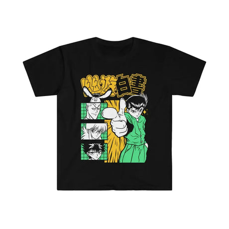 This tee captures the magic of Hiei . If you're looking for more Yu Yu Hakusho merch, we have it all! Check out our anime merch now—free shipping!