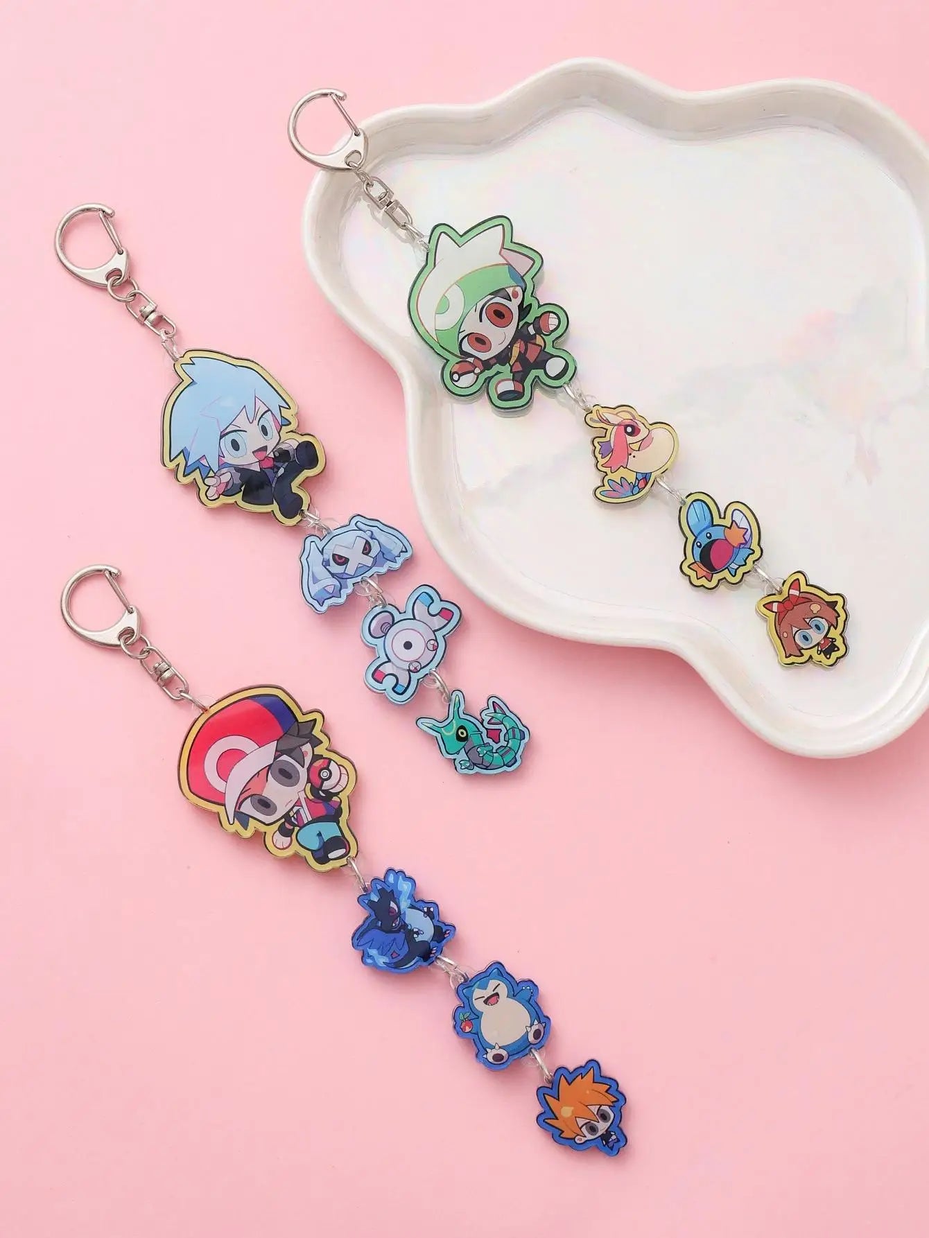 This keychains captures the magic of Pokemon. If you're looking for more Pokemon  merch,we have it all! Check out our anime merch now—free shipping!