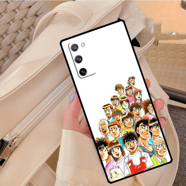 Hajime no Ippo Cute Anime Silicone Case For Samsung Galaxy S22 S21 Ultra Note 20 S8 S9 S10 Note 10 Plus S20 FE Cover, everythinganimee