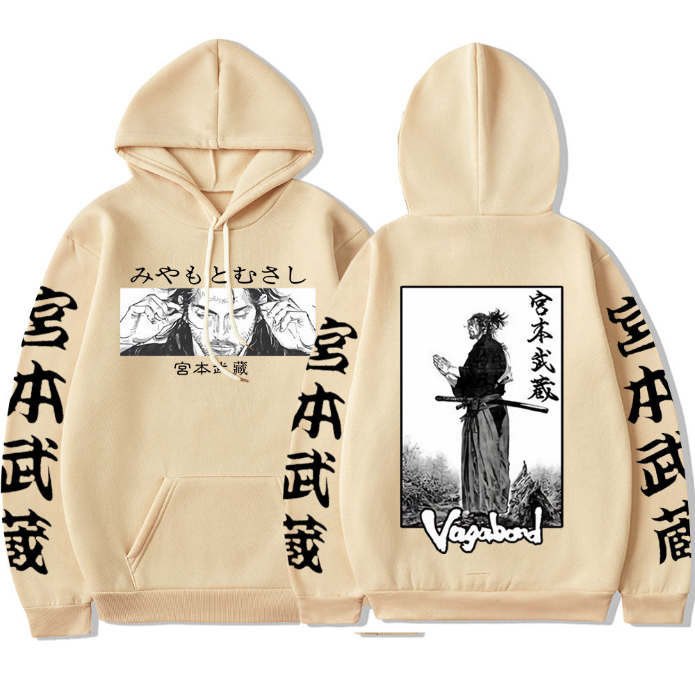 This hoodie captures the magic of Miyamoto Musashi. If you're looking for more Vagabond merch, we have it all! Check out our anime merch now—free shipping!