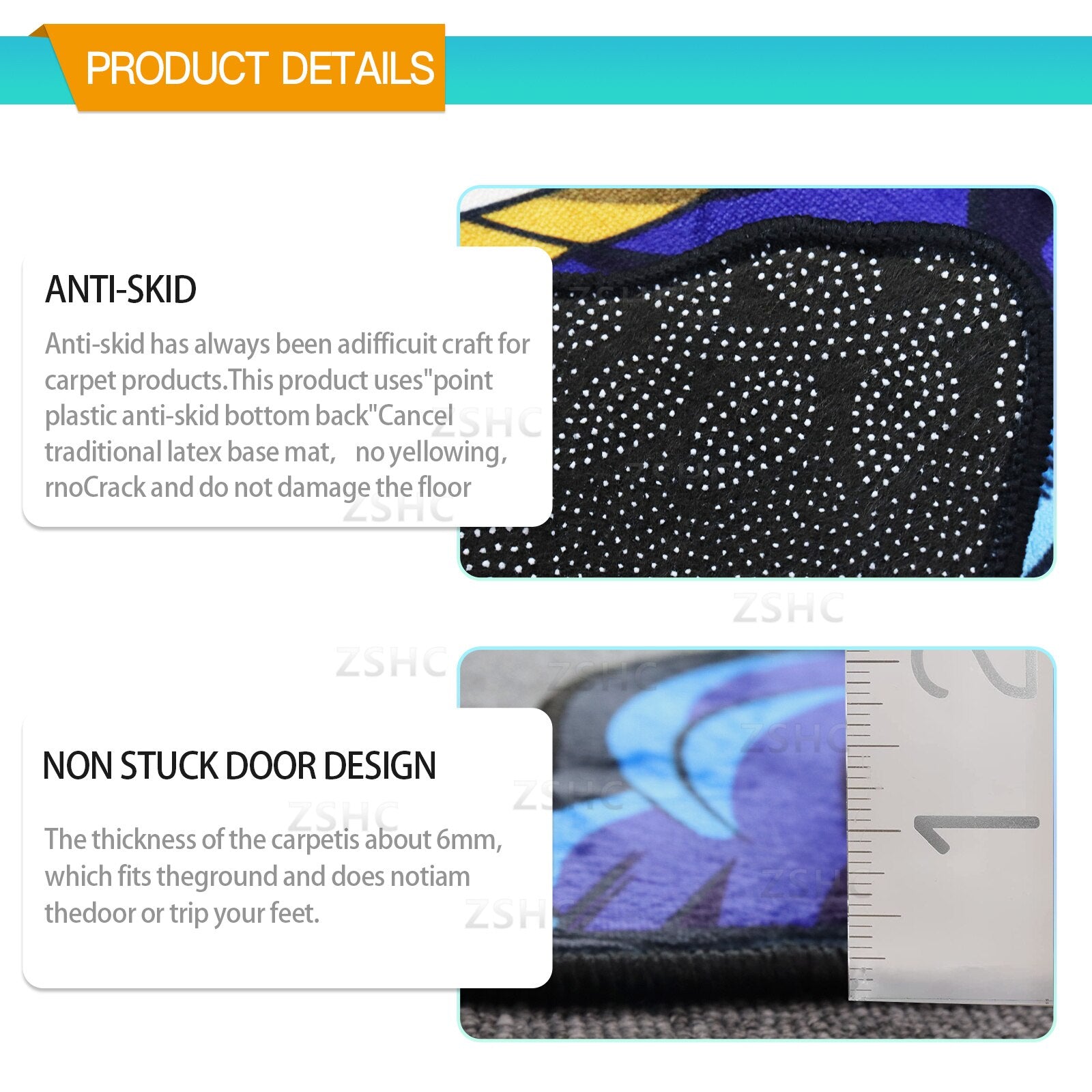 Genshin Impact's Nahida Soft Irregular Rug