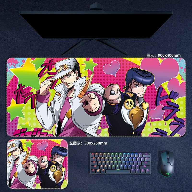 This mousepad captures the magic of JoJo's Bizarre Adventure. Want more merch? We’ve got it all—check out our anime store now with free shipping!