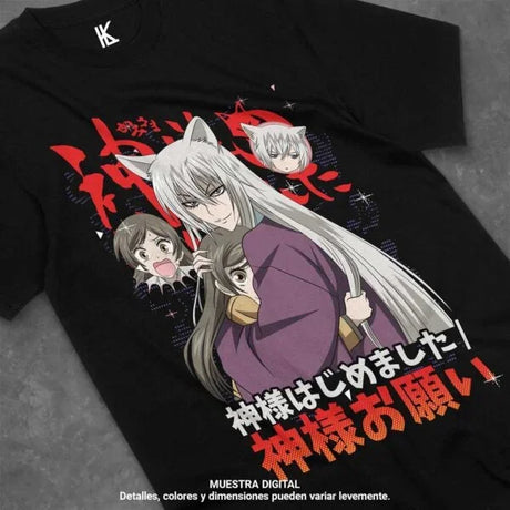 Immerse yourself in this striking Kamisama Tee, perfect for anime fans. Looking for more Kamisama Kiss merch? Explore our full collection of anime merch now!