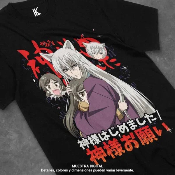 Immerse yourself in this striking Kamisama Tee, perfect for anime fans. Looking for more Kamisama Kiss merch? Explore our full collection of anime merch now!