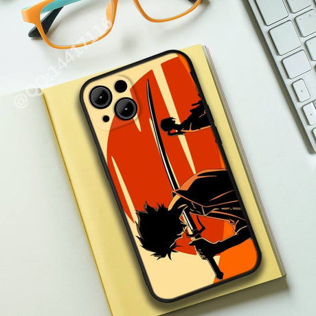 For iphone Anime Samurai Champloo Phone Case For iphone13 12 11 14 Pro Max X XR Mini XS 7 8 plus SE 2020 Full Coverage Covers, everythinganimee