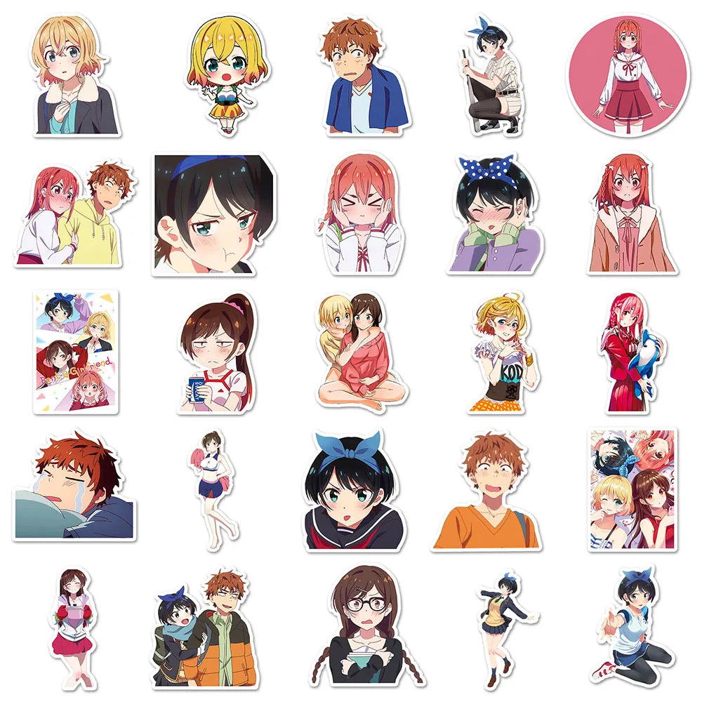 These stickers are your beloved characters are for personalizing your items. If you are looking for more Rent A Girlfriend Merch,We have it all! |Check out all our Anime Merch now!