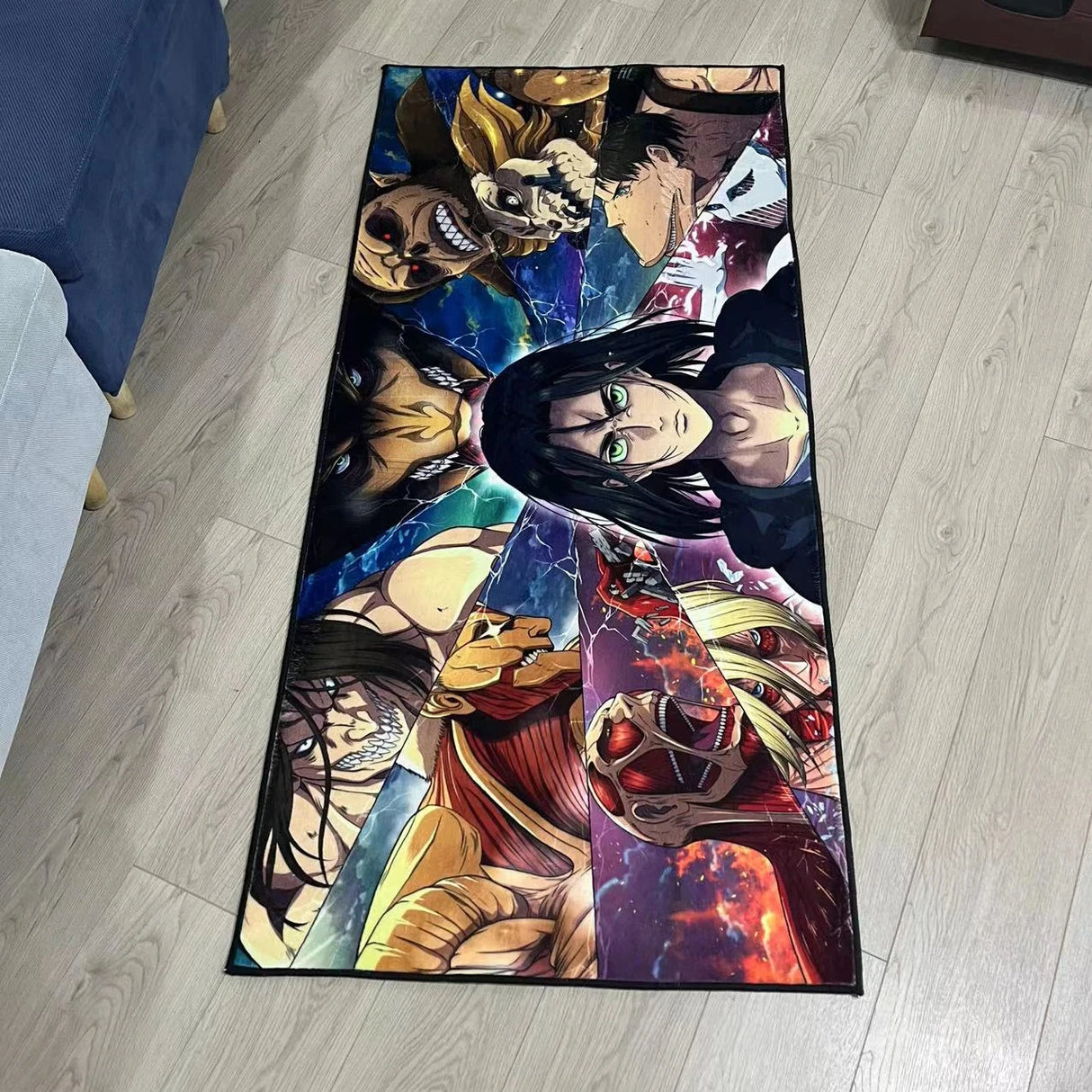 Customize & stay clean your house with our new Eren doormat. | If you are looking for more Knights of the Attack On Titan Merch, We have it all! | Check out all our Anime Merch now!