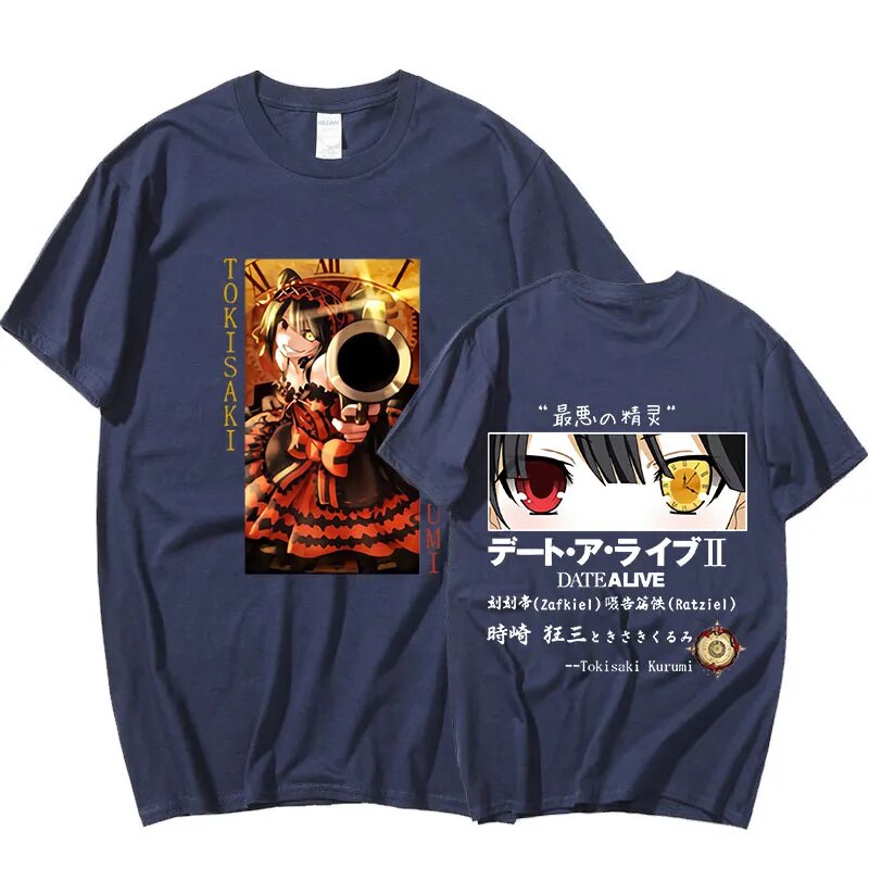 This T-shirt embodies the allure of Tokisaki, one of most captivating characters.If you are looking for more Date A Live Merch, We have it all!| Check out all our Anime Merch now!