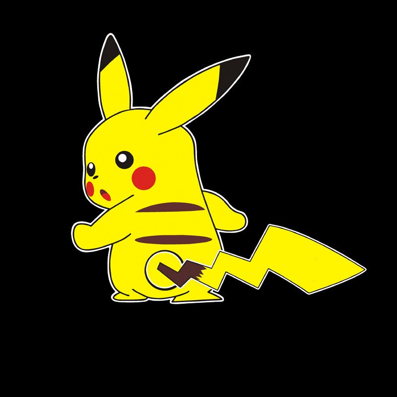 This car sticker captures the magic of Pikachu. If you're looking for more Pokemon merch, we have it all! Check out our anime merch now—free shipping!