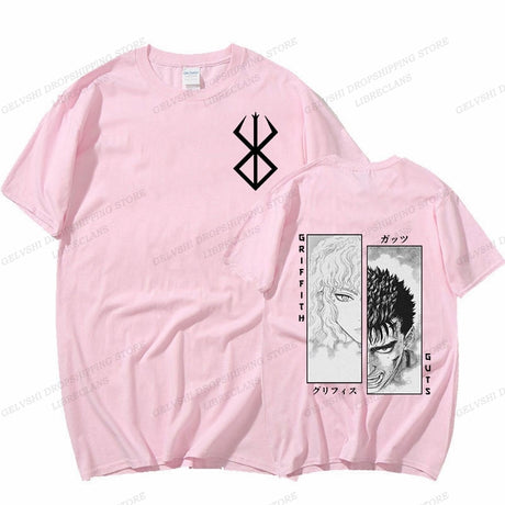 This tee shows the spirit of the world of Griffith & Guts. If you are looking for more Berserk Merch, We have it all!| Check out all our Anime Merch now!- Free shipping