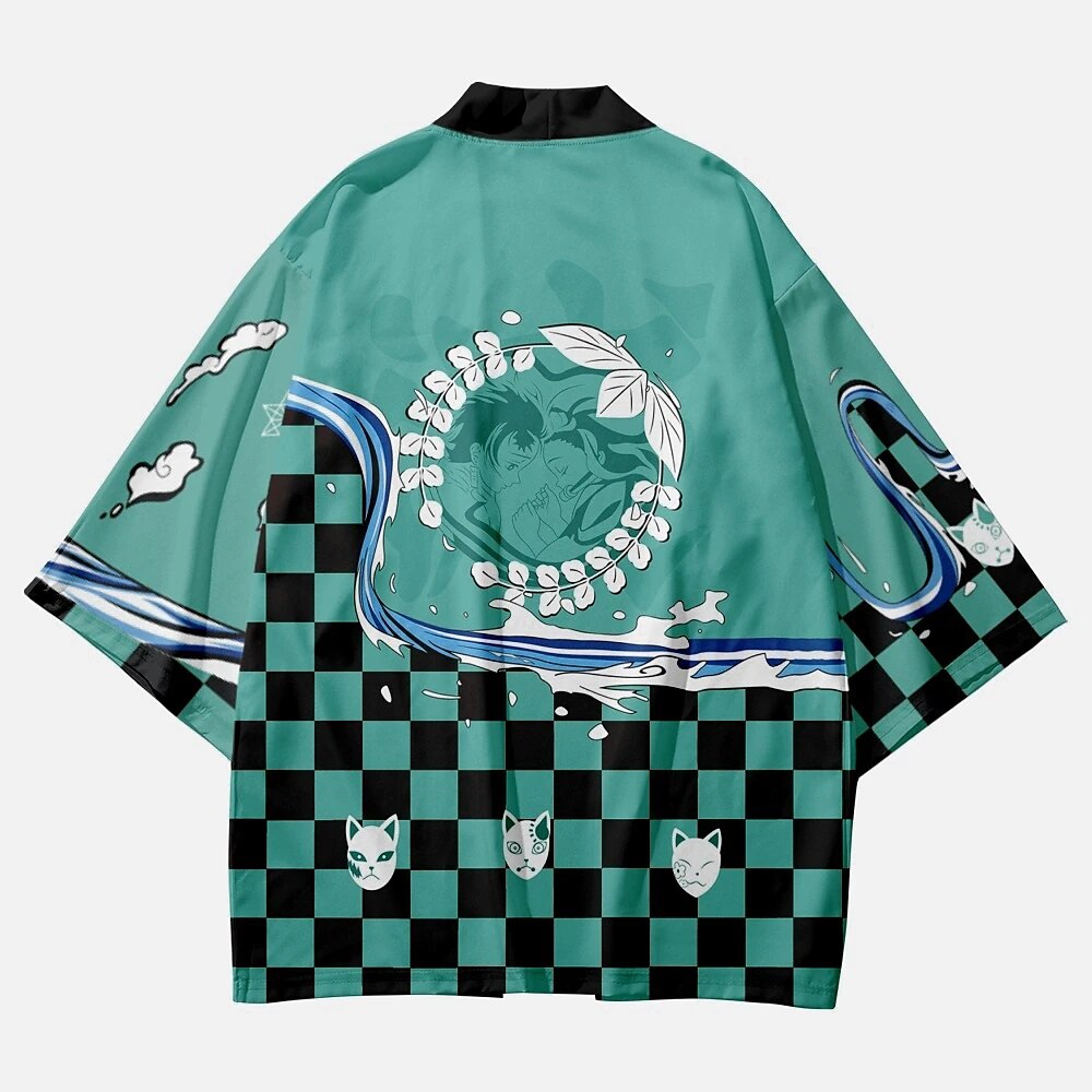 This kimonos captures the magic of Demon Slayer. If you're looking for more Demon Slayer merch, we have it all! Check out our anime merch now—free shipping!