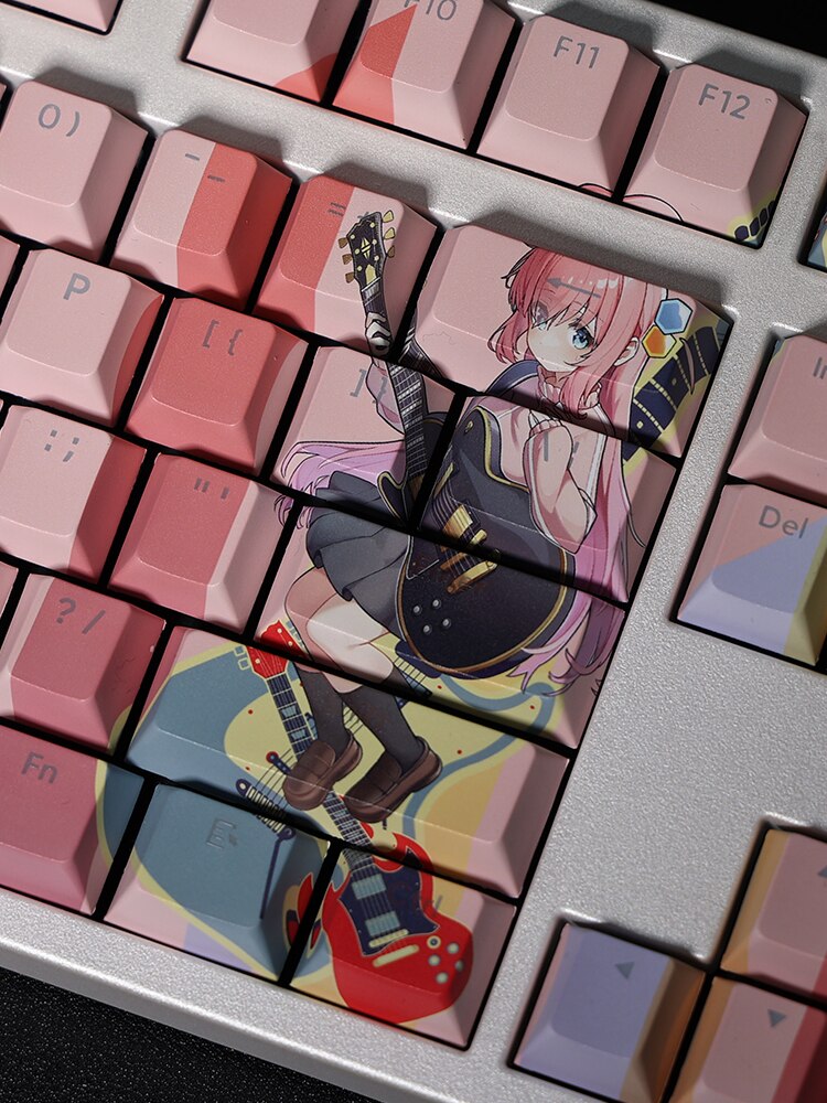 BOCCHI THE ROCK: 108-Key Hitori Gotoh Backlit Keycap Set