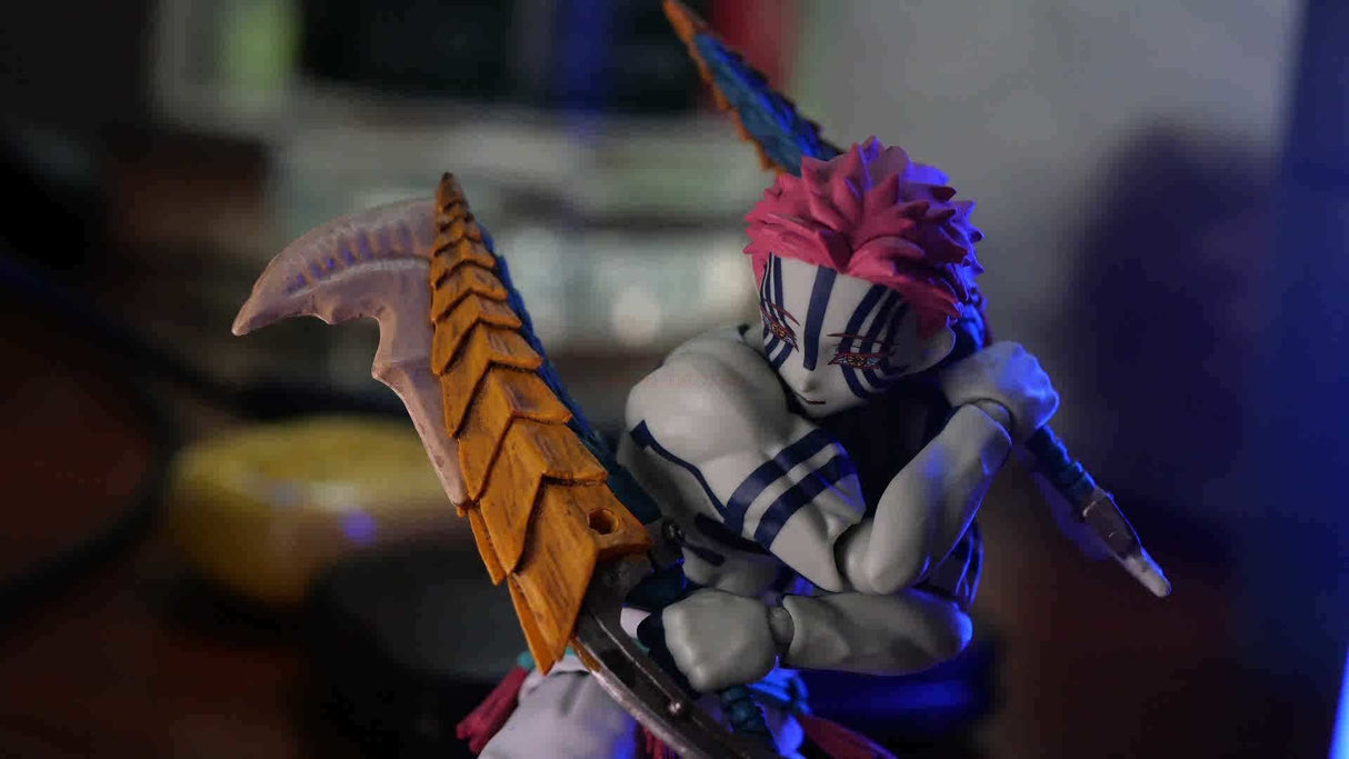 This figurine captures the magic of Akaza. If you're looking for more Demon Slayer merch, we have it all! Check out our anime merch now—free shipping!