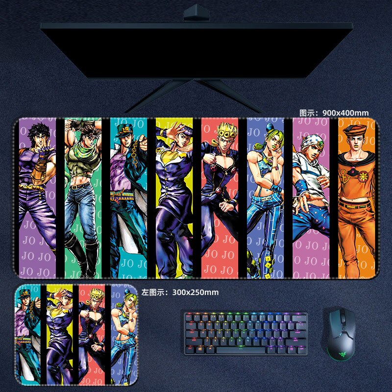 This mousepad captures the magic of JoJo's Bizarre Adventure. Want more merch? We’ve got it all—check out our anime store now with free shipping!