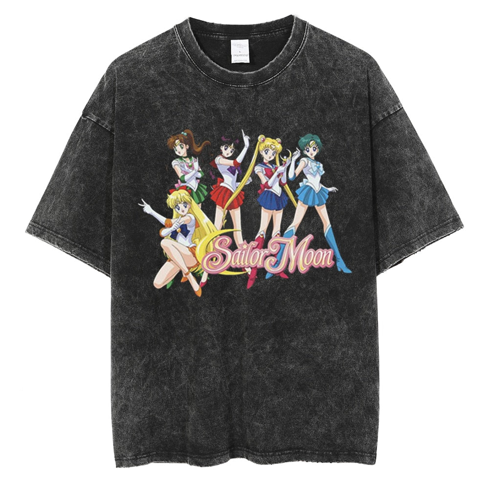This shirt captures the magic of Sailor Moon. If you're looking for more Sailor Moon merch, we have it all! Check out our anime merch now—free shipping!