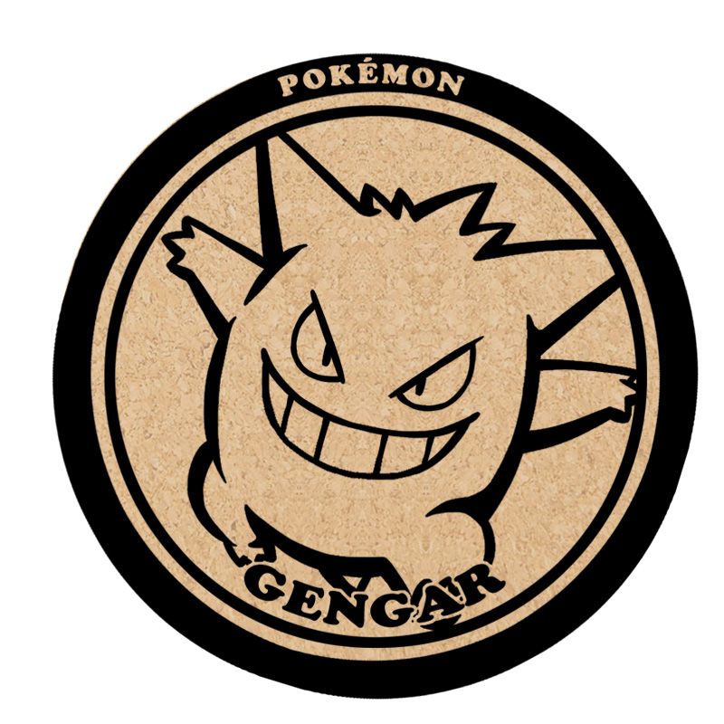 Charmander & Eevee Wooden Teapot Mat: Anime-Inspired Heat Insulation & Shockproof Design everythinganime