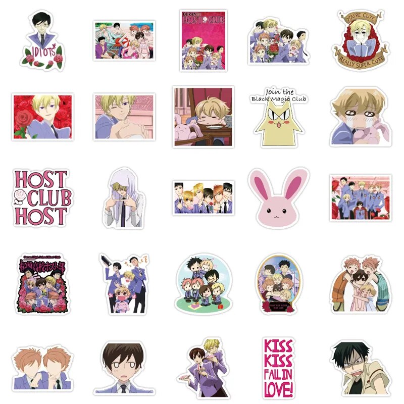 Get your hands on the cutest stickers ever with our Ouran High School Host Club Stickers | Everythinganimee has the best anime merch in the world.