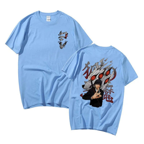 This shirt embodies the spirit of adventure in the world of Chainsaw Man. If you are looking for more Chainsaw Man Merch, We have it all!| Check out all our Anime Merch now!