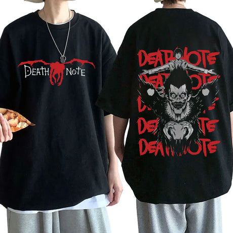 Step into the world of intellect and intrigue with our Death Note Ryuk T-Shirt. If you are looking for more Demon Slayer Merch, We have it all!| Check out all our Anime Merch now! 