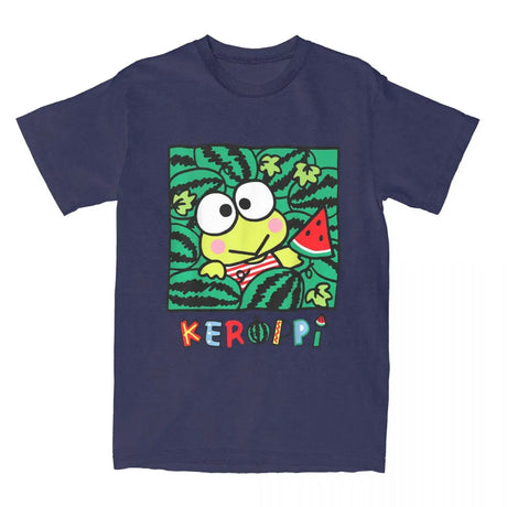 Become the cutest ever with our Sanrio Keroppi Watermelon Whimsy Tee | Here at Everythinganimee we have the worlds best anime merch | Free Global Shipping