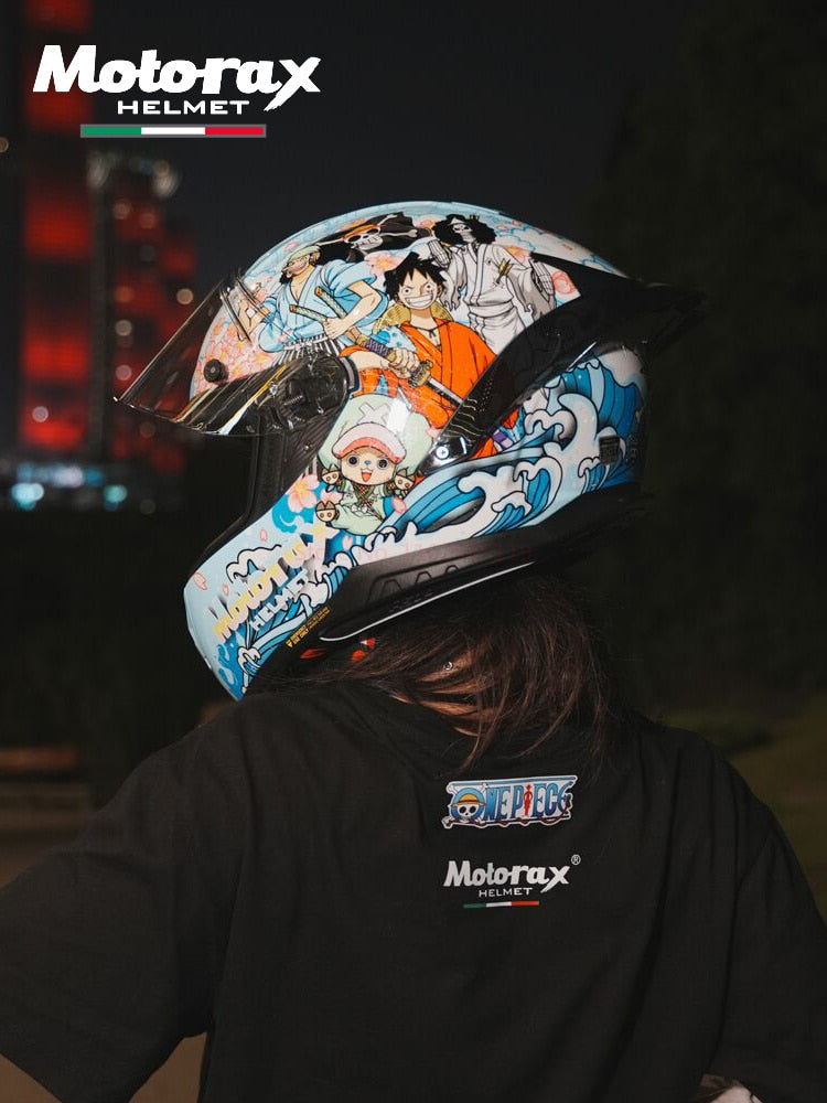 This helmet captures the magic of One Piece. If you're looking for more One Piece merch, we have it all! Check out our anime merch now—free shipping!