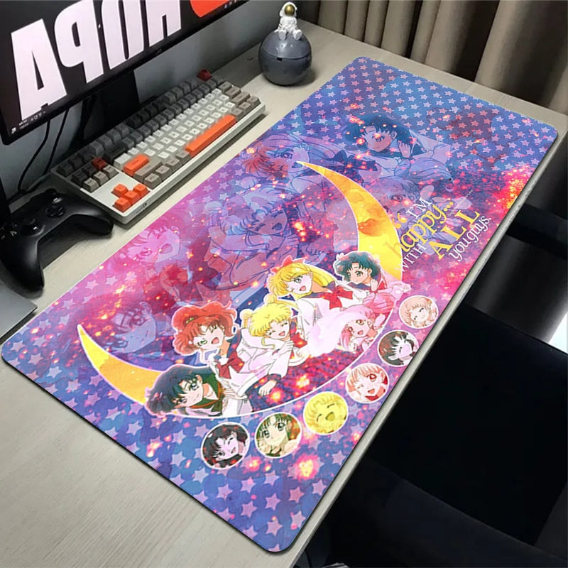 This mouse pad captures the magic of Sailor Moon. If you're looking for more Sailor Moon merch, we have it all! Check out our anime merch now—free shipping!