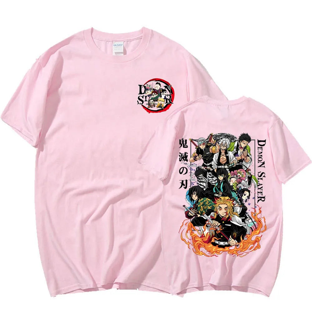 Immerse yourself in the world of Kimetsu with this sleek and trendy T-shirt. If you are looking for more Demon Slayer Merch, We have it all!| Check out all our Anime Merch now.