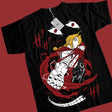 Here at Everythinganimee we have the best anime shirts in the world. 
Unleash the power of alchemy with this stunning Edward Elric shirt from Fullmetal Alchemist.