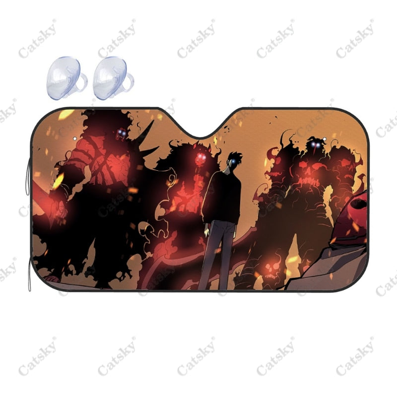Solo Leveling Car Windshield Cover