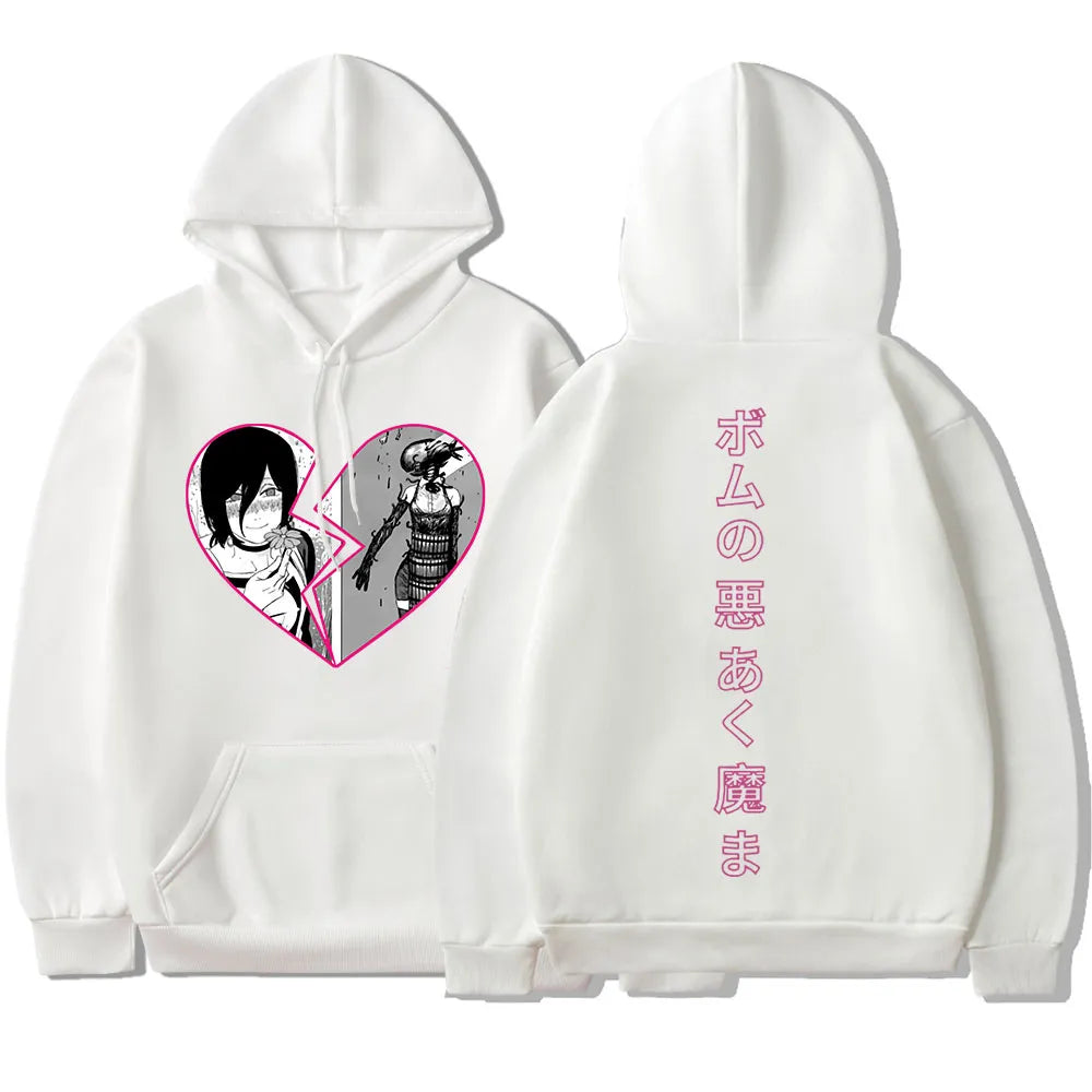 Immerse yourself in the chaotic world of Chainsaw Man with our Reze Hoodie! If you are looking for more Chainsaw Man Merch, We have it all!| Check out all our Anime Merch now!